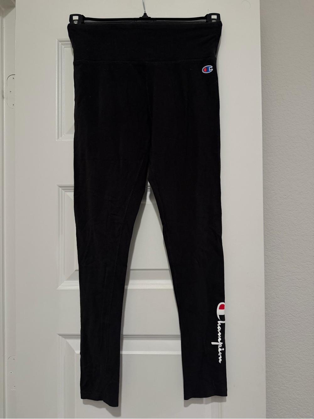 Champion Women’s Medium Black High Rise Logo Leggings